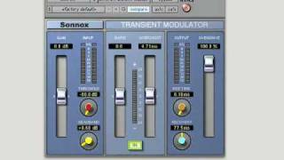 Sonnox Sony Oxford Transient Modulator Plugin [upl. by Schouten]