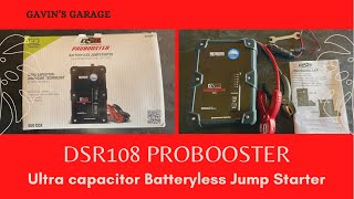 Ultra Capacitor Batteryless Jumpstart Technology from Schumacher Probooster DSR108 Review [upl. by Eliath]