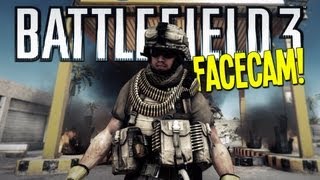 Battlefield 3 w Facecam  Rape Truck Badass Soldier Overhead Wreck Tags Denied [upl. by Arramas]