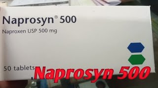 Naprosyn 500   Naproxen USP 500 mg  কাজ এবং ডোজ [upl. by Akcemat]