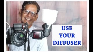 How Can Use cheapest Diffuser with godox flashPractical demo with diffuser HINDI [upl. by Gae]