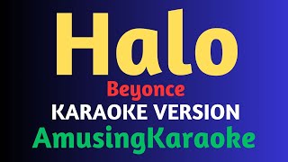 Halo KARAOKE  Beyonce [upl. by Aniratac]