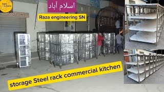 storage Steel rack commercial kitchenIlSabir Lahoria  SN555 [upl. by Hadik351]