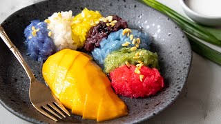 Thai Mango Sticky Rice Recipe [upl. by Norry]