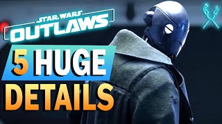 5 SURPRISE Star Wars Outlaws Gameplay Details [upl. by Annaer]