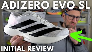 ADIDAS ADIZERO EVO SL  WORTH THE HYPE THE NEW ADIDAS SUPER TRAINER  INITIAL REVIEW  EDDBUD [upl. by Berard]