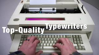 IBM Reconditioned Typewriters from Typewriterscom [upl. by Adlecirg]