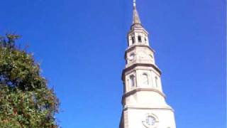 St Phillips Episcopal Church Clock Charleston SC [upl. by Lipkin]