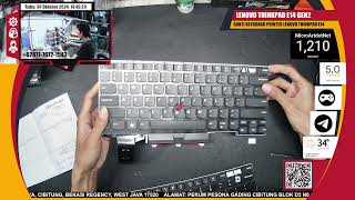 TUTORIAL GANTI KEYBOARD LENOVO THINKPAD E14 GEN2 [upl. by Esiom]