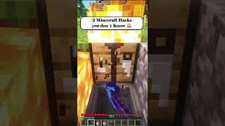 Minecraft 2 TikTok Hacks that ACTUALLY WORK [upl. by Megen821]