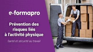 EFormapro  Prévention des Risques liés à lActivité Physique PRAP [upl. by Ellehcim]