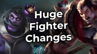 Huge Fighter Changes  League of Legends [upl. by Aicirtal]