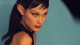 Gigi Hadid and Bella Hadid the best style  Music 4K UHD [upl. by Maggee55]