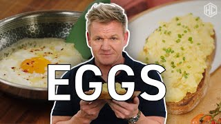 Gordon Ramsay Makes Scrambled and Fried Eggs  Cooking With Gordon  HexClad [upl. by Gnouh801]