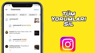 Instagramda Geçmiş Yorumlar Nasıl Silinir Instagram Toplu Yorum Silme 2024 [upl. by Deraj972]