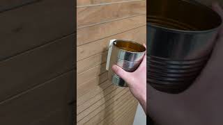 Soup can wall storage [upl. by Yruoc]