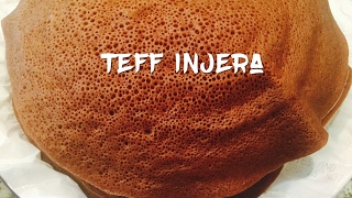 How to Make Taff Injera in the USA [upl. by Sudderth706]