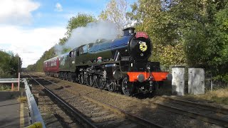 45596 Bahamas  KWVR to Tyseley Steam  Methley  22nd October 2024 [upl. by Eilrak]