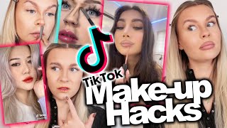 Ich teste verrückte TIK TOK Makeup Hacks 🤯  eins hat echt geflasht 😳   Dagi [upl. by Ereveneug]