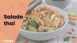 Une recette de salade Thaï aux crevette [upl. by Ettenuj]