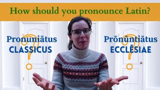 How to pronounce Latin Ecclesiastical Latin vs Classical pronunciation Latine [upl. by Emelina]