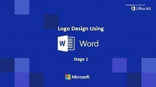 Part 1  Design Any Logo with Microsoft Word 2017 [upl. by Tim833]