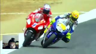 Duel sengit valentino rossi vs casey stonerhistori [upl. by Onibas]