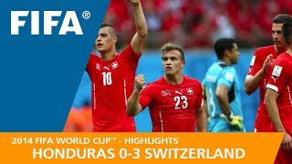 Honduras v Switzerland  2014 FIFA World Cup  Match Highlights [upl. by Bathulda233]