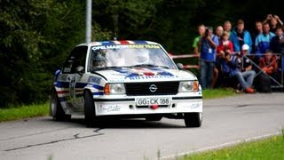 Onboard im Opel Ascona quotWalter Röhrlquot zur Rallye Grünhain 2012 [upl. by Angle687]