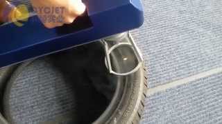 CYCJET Handheld Laser Printer Printing QR code on TyreHow to print QR code on tire [upl. by Soule]