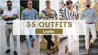 35 Loafer Outfit Ideas For Men 2022  Mens fashion  Summer 2022 [upl. by Konstance]