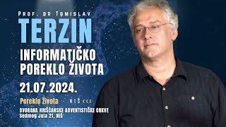 Tomislav Terzin  Informatičko poreklo života [upl. by Macrae]