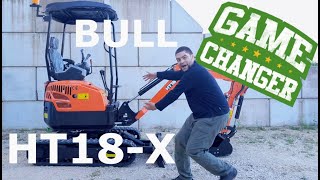 BULL HT18X  la nouvelle minipelle chinoise mais pas trop  Épisode B01 [upl. by Nodyarb]