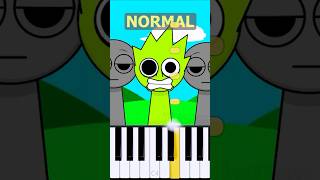 OWAKCX Theme Incredibox Sprunki  Normal Vs Horror on piano [upl. by Dallas]