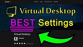 7 Tips For The Best Virtual Desktop Settings 2023 [upl. by Willem840]