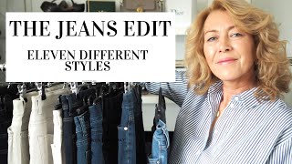 The jeans edit Eleven different pairs try on haul [upl. by Warfourd]