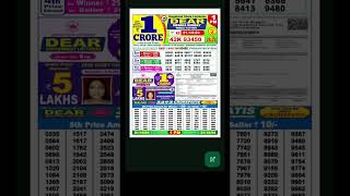 Lottery sambad 1pm result 211024 dearlottery shorts [upl. by Rebak]