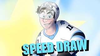 SPEED DRAW NHL First Star of the Week 2024 Dylan Guenther [upl. by Meghann]