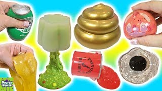 Whats Inside Golden Squishy Can I Make Slime From a Squishy Doctor Squish [upl. by Mather]