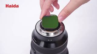 How To Install Haida Rear Lens Filter For Sigma 14 24mm f2 8 DG DN for Sony E and Leica L [upl. by Nnairek]