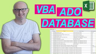 How to use ADO and VBA to Read from a Database [upl. by Nivlam850]