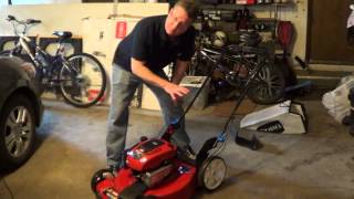 Easy to Store Lawn Mower  Toro Smartstow [upl. by Annoeik]