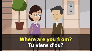 apprendre langlais conversation  leçon 1 [upl. by Letnohc560]