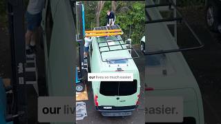 Custom Sprinter Roof Rack Install [upl. by Ezara350]