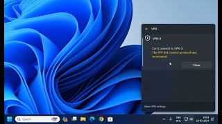 VPN Error ConnectingPPP Link Control Protocol was terminated  Fixed [upl. by Roberta]