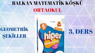 5 SINIF MATEMATİK 3 DERSGeometrik Şekiller Soru Çözümü1 [upl. by Nareik]