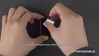 Comment installer la protection écran antichocs 3D pour Apple Watch  RHINOSHIELD [upl. by Einberger944]