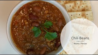 Chili Beans Recipe  Receta de Chili [upl. by Mady]