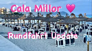 Cala Millor 🩷Fahrt von Costa dels Pins 🌅 Cala Bona 😎 Strand amp mehr 🌴 Sonne amp Wolken ⛅️ [upl. by Riha]