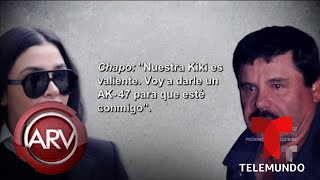 Conversaciones íntimas entre El Chapo y su esposa  Al Rojo Vivo  Telemundo [upl. by Joyann925]